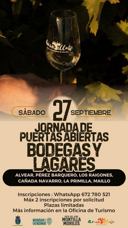Jornada de Puertas Abiertas en bodegas y lagares - Día Mundial del Turismo