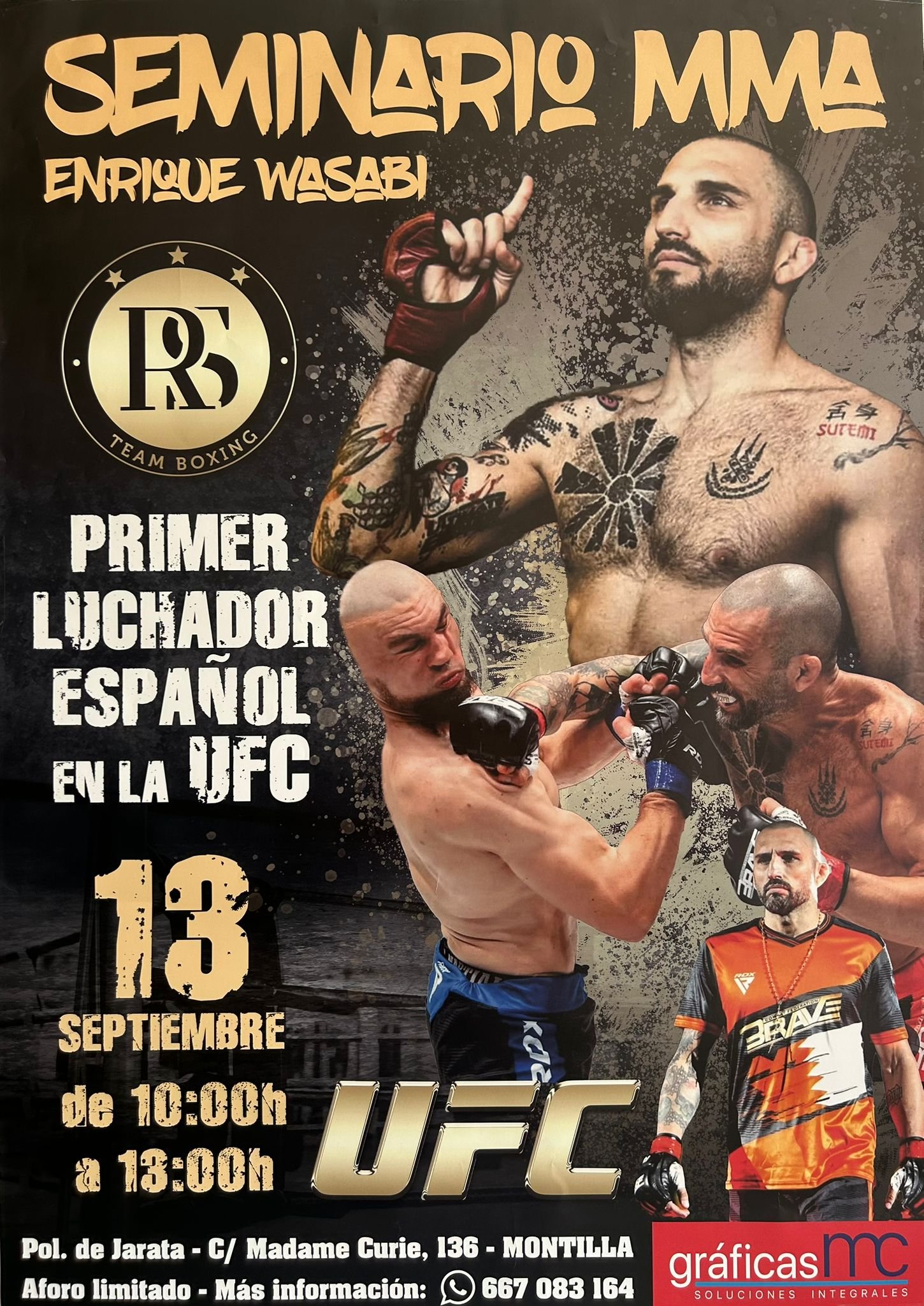 Seminario de MMA a cargo de Enrique 'Wasabi' Marín