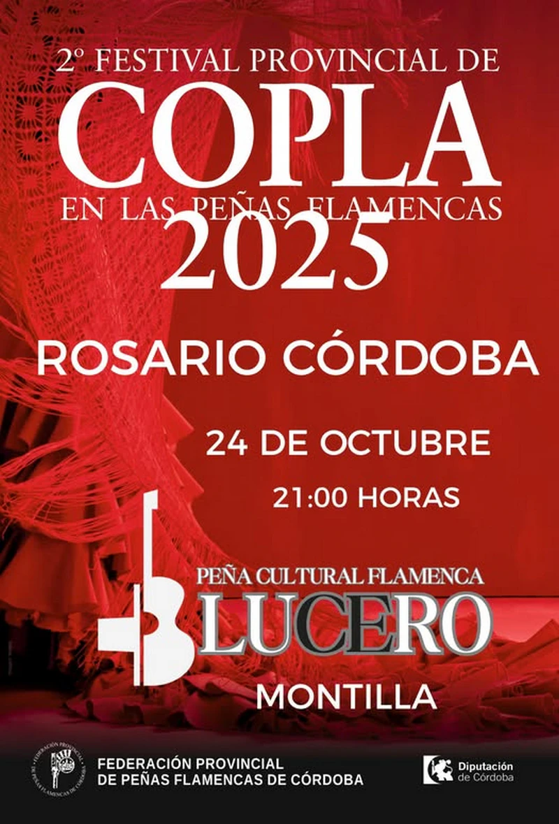 2º Festival Provincial de Copla en las Peñas Flamenca: Rosario Córdoba