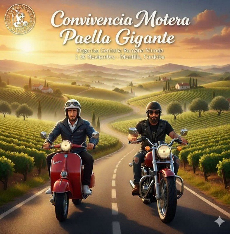 Vespa & Harley sabor y rock and roll en Montilla