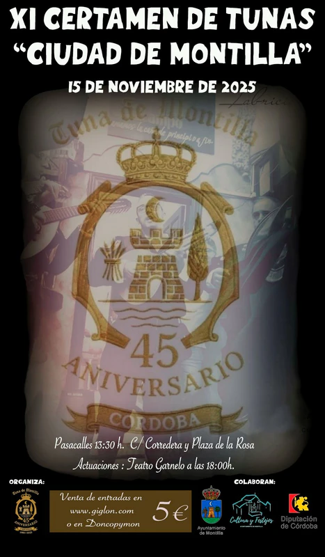 XI Certamen de tunas "Ciudad de Montilla"
