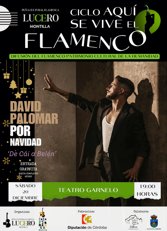 Aquí se vive el Flamenco: David Palomar por Navidad de "Cai a Belen"