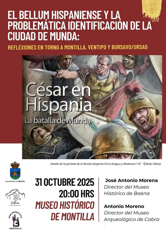 Conferencia: "El Bellum Hispaniense y la problemática identificación de la Ciudad de Munda"