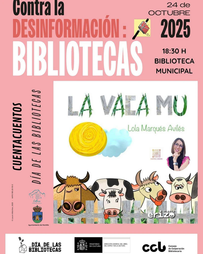 Lola Marqués Avilés presenta su divertida obra “La vaca Mu”