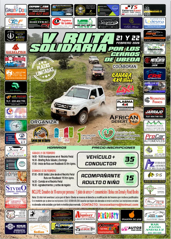 Inicio V Ruta solidaria por los Cerros de Úbeda 2026